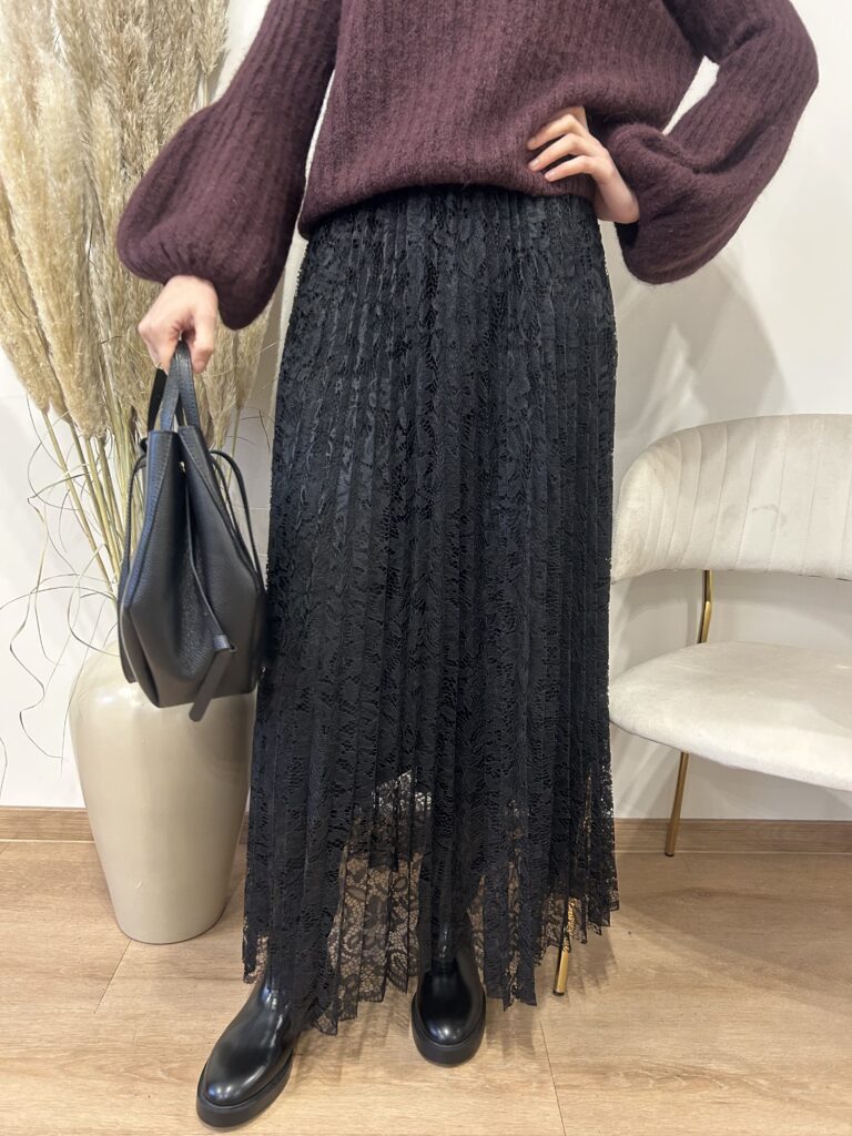 KORONKOWA SPÓDNICA MAXI