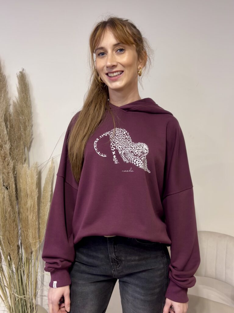 BLUZA Z PANTERĄ Z KAPTUREM