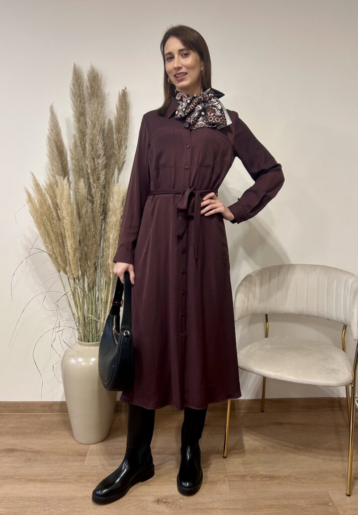 SZMIZJERKA MIDI TALIOWANA PREMIUM